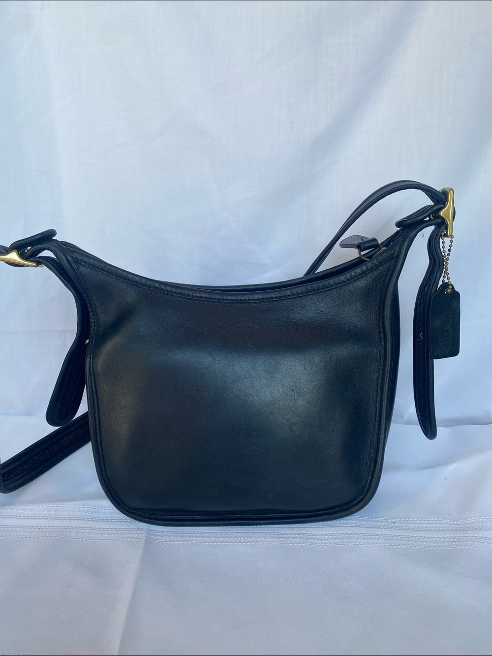 Vintage Coach 9950 Janice Black Leather Shoulder Bag Riccardi Disantos Legacy